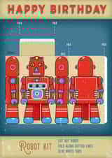Retro Robot Birthday Kit  created by Jon Higham