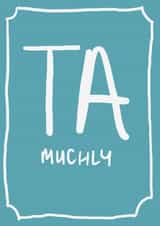 thank you Thank You Card 24419 created by Jo Alfie Wimborne