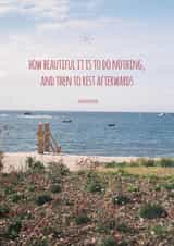 relax chill Just because... Card 24423 created by Jo Alfie Wimborne