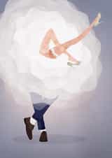 wedding love Engagement and Marriage Card 25048 created by Mie Frey Damgaard