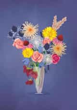 flowers celebreation Mothers Day Card 2229 created by Mie Frey Damgaard