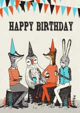 birthday woodland Birthday Card 25059 created by Paper Sparrow