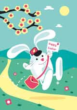 Happy Easter Post Bunny created by Jon Higham
