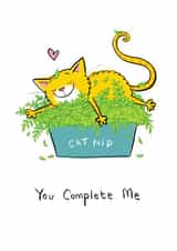 Valentine Valentinelove Humour Card 2453 created by Louise Gardner