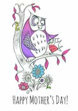 #Mother'sDay #owlandbaby Mother's Day Card 25268 created by Beccy Blake