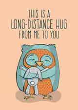 Owl Hug Encouragement Card created by Tami Boyce