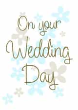 FLORAL WEDDING CARD created by Leah Roberts