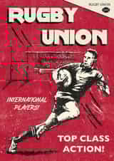 rugby sport Father's Day Card 2279 created by Rocket68