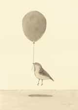 bird balloon Birthday Card 25954 created by Marc Johns