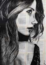 vintage girl Card 26047 created by Konstantinos Skopelitis