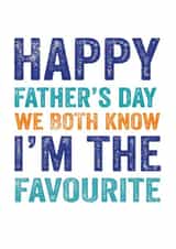 Your favourite Father's Day card created by Do You Punctuate?
