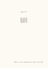 50 fifty Birthday Card 1376 created by Megan Claire