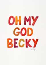 omg becky Just because... Card 3631 created by Cat Coquillette