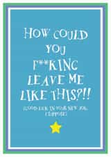 new job Leaving Card 26564 created by Tabitha's Imagination