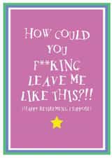 retirement goodbye Retirement Card 26570 created by Tabitha's Imagination