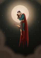 kiss super Valentines Day Card 26208 created by Sarah Satrun