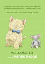 new kitten New Baby Card 26703 created by Drawberry Jam