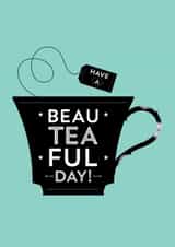 tea hello Thinking of you Card 4368 created by TRICIA O