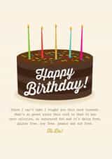 cake funny Humour Card 4369 created by TRICIA O