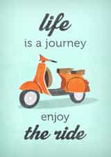 motivational inspirational Retirement Card 4408 created by LATTE DESIGN