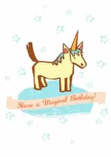 unicorn happy Birthday Card 4011 created by From A Place of Wonder