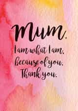 Mum FEMALE Mother's Day Card 26903 created by Araz Manjikian