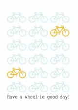 bike illustration Birthday Card 4782 created by PAP