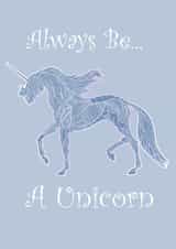 unicorn MALE Card 27019 created by Curiously Arty