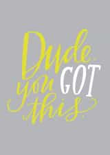 congratulations encouragement Exams Card 4834 created by Jenny Mecher