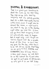 joyful goal Good Luck Card 3258 created by Marc Johns