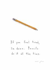 pencil tired New Job Card 3260 created by Marc Johns
