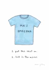 awesome tshirt Exams Card 3261 created by Marc Johns