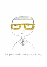 pizazz glasses Just because... Card 3264 created by Marc Johns