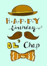 old chap Birthday Card 22383 created by Ashley Taylor
