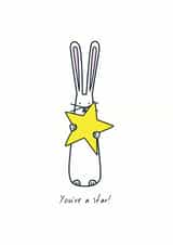 You're a star created by Hoppy Bunnies