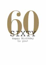 60 sixtieth Birthday Card 2774 created by Always Sparkle