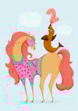 birthday zoo Birthday Card 3280 created by Liz Harry