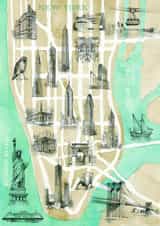 NewYork Map Just Because Card 1104 created by Mai
