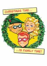 comic book Christmas Card 27740 created by House of Zinthos