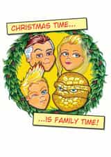 comic book Christmas Card 27742 created by House of Zinthos