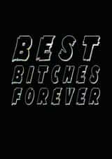 best bitches Thinking of you Card 5446 created by House of Zinthos