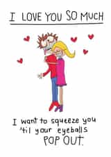 love valentine Valentines Day Card 27021 created by Che Dyer