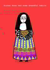 rosa nun Humour Card 5170 created by Corrina Rothwell