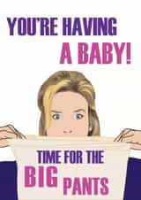 Baby congratulations Pregnancy Card 1175 created by TizzieBeeDesigns