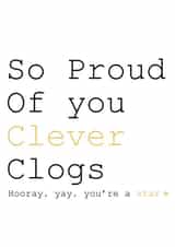 Clever clogs card created by Always Sparkle