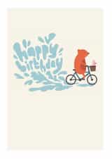 birthday bike Birthday Card 5410 created by Roisin Cafferty