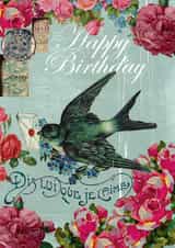 Birthday Bird Birthday Card 28065 created by Simon Paulson
