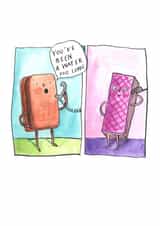 Funny Leaving Card - Biscuit Pun - Wafer created by Jelly Armchair