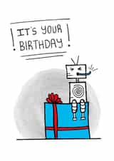 Cute Birthday Card - For Him - Present created by Debmon Design