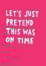 late bold Birthday Card 5190 created by Veronica Dearly